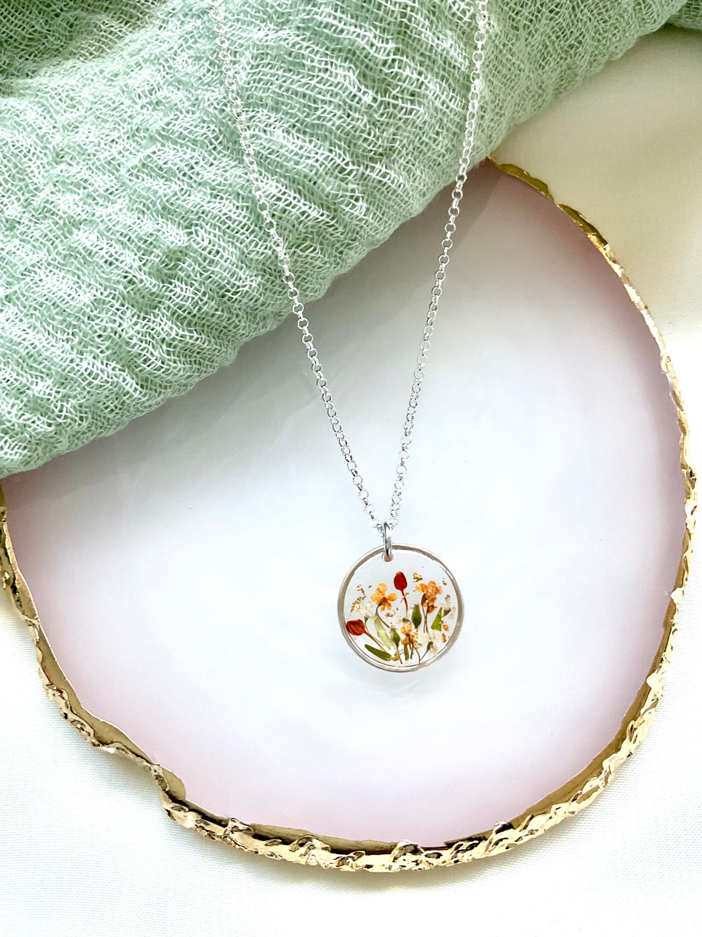 Sterling Silver Minimalist Botanical Jewellery