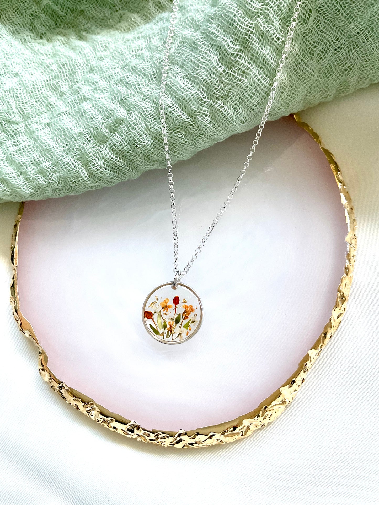 Sterling Silver Minimalist Botanical Jewellery