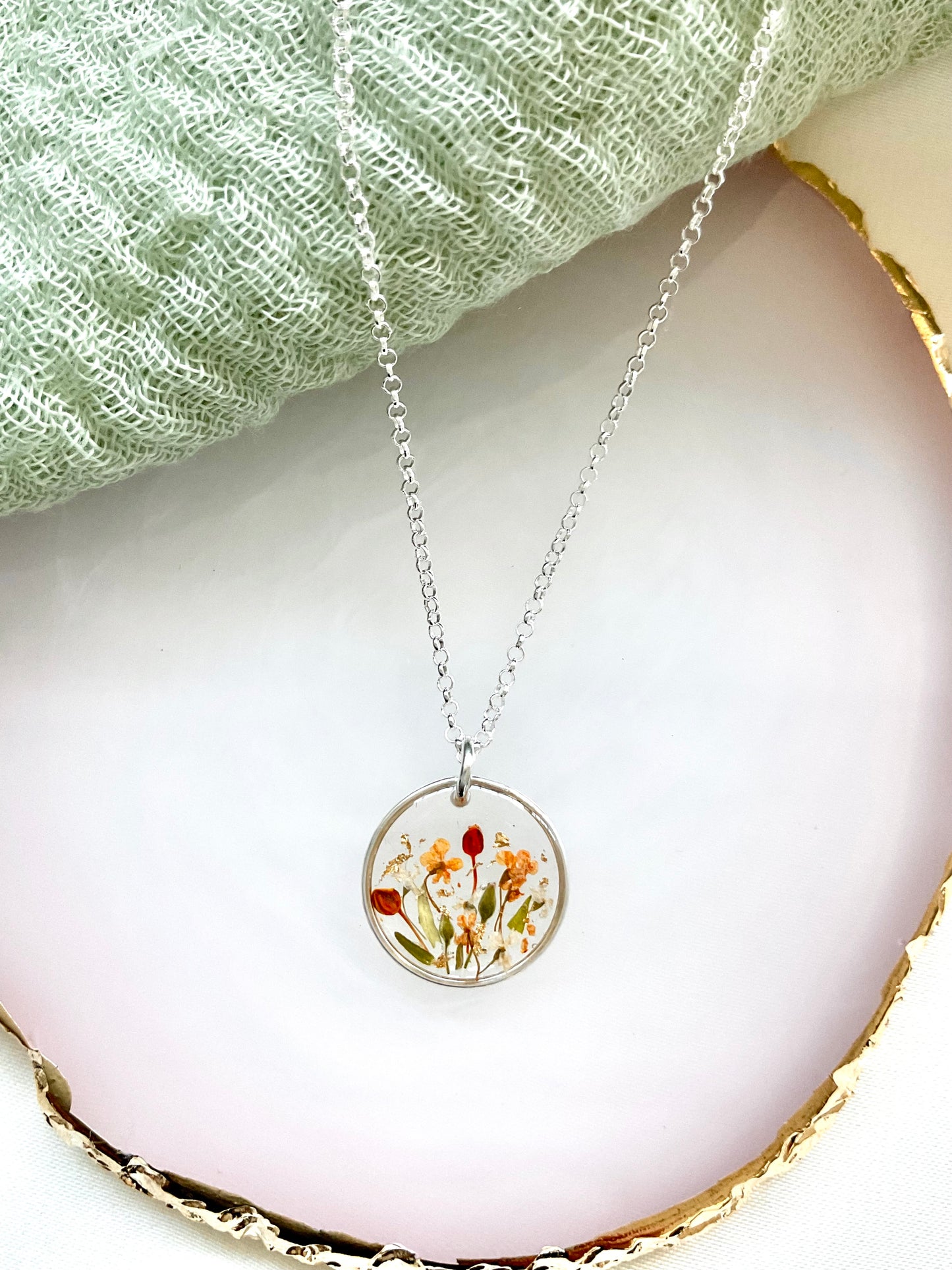 Sterling Silver Minimalist Botanical Jewellery
